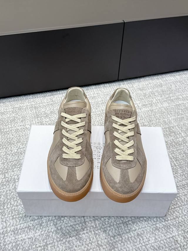 代购级别 Mm6｜玛吉拉Maisonmargiela 2025S秋冬新款厚底 德训鞋 休闲 运动鞋 原版购入开发 做货 鬼才设计师品牌，一个轻奢品牌 这一款德国