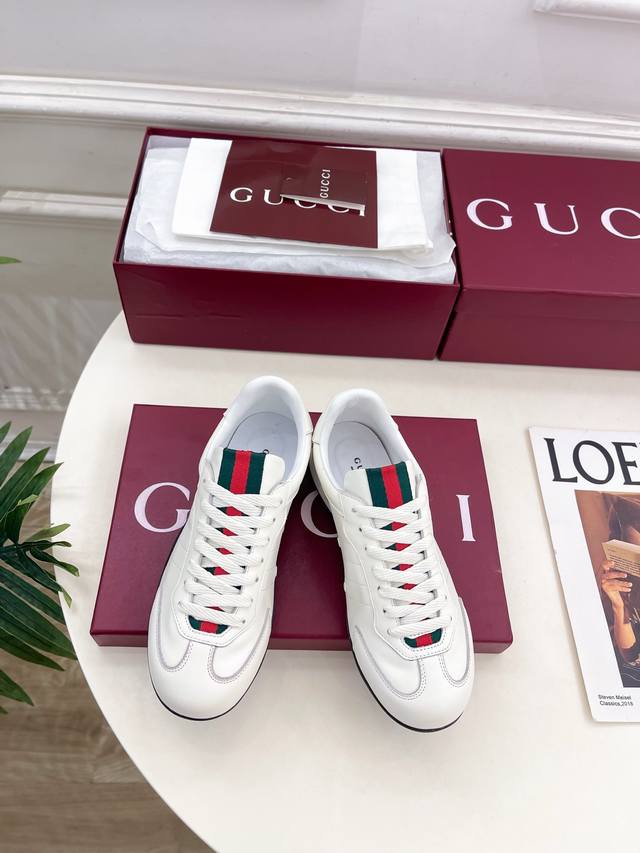 Gucci 古驰 25 2025秋冬新品 走秀款 Gucci Shift系列织带休闲运动鞋 主打系列终于面世，狠货值得期待！原有的经典 创造新设计 Bs代购级别