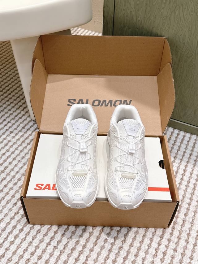 代购级 萨洛蒙 Salomon X Ama Lou 25Ss新款越野跑鞋运动鞋 网球鞋 专为追求卓越舒适性的长距离越野跑者设计 鞋面 鞋头有非常厚实的白色压胶