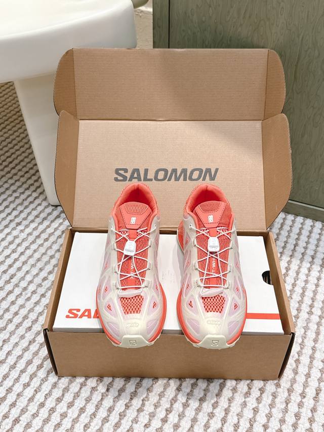 代购级 萨洛蒙 Salomon X Ama Lou 25Ss新款越野跑鞋运动鞋 网球鞋 专为追求卓越舒适性的长距离越野跑者设计 鞋面 鞋头有非常厚实的白色压胶