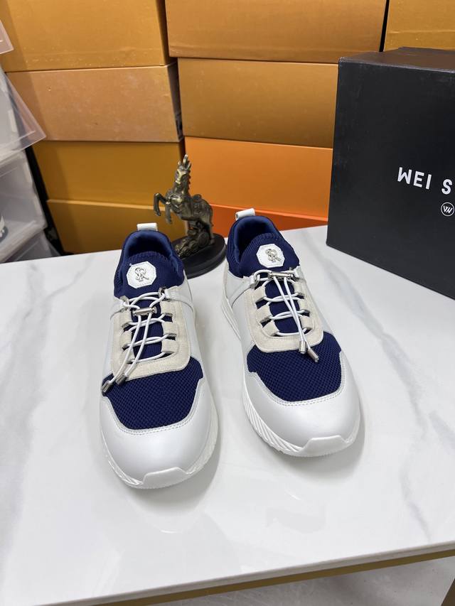 调工厂p价 男装男鞋 运动原单 Stefano Ricci 史蒂芬高端奢侈品牌，男士休闲运动鞋，原版牛皮，质感高端细腻，内里全小牛皮面料，牛皮内里贴肤柔软，简约