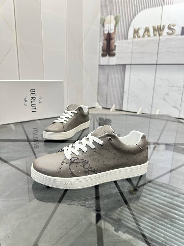 调工厂p价 男装男鞋 运动原单 商品商标：Berlut* 布鲁提* 低帮休闲鞋 正码码数: 38-45 可订做46 商品材料：鞋面进口牛皮，羊皮内里，原版大底。