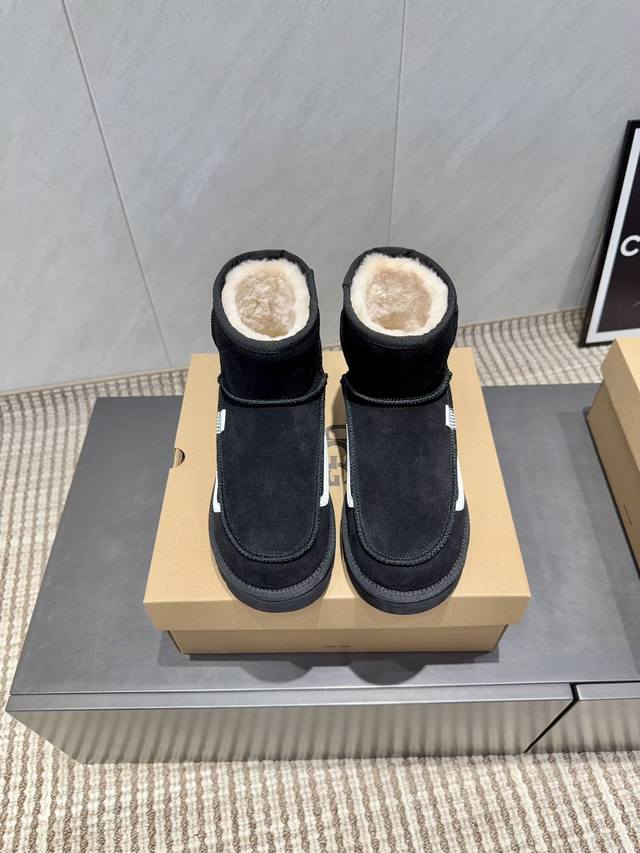 工厂p价 女装女鞋 运动原单 独家顶级版本 王炸 Ugg Vans万斯联名限量版雪地靴系列 联名厚底雪地靴 限量款系列，一款不会撞衫的雪地靴、简约的联名撞色设计