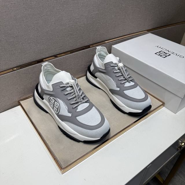 出厂价pp 纪梵希～ 男士休闲鞋 2025Z柜同步发售 码数:38-44# 2个颜色鞋面选用多材质拼接网布内里，舒适透气，鞋底：原版舒适耐磨大底，实物拍摄实物更