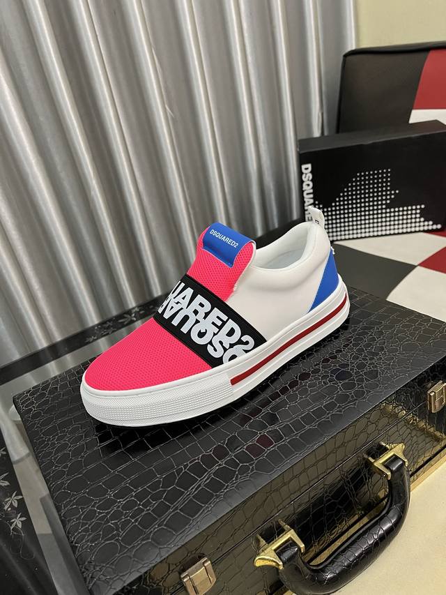 出厂价pp： D2新款顶级代购炸街男神休闲鞋新品来袭专柜同步发售原厂配置，意大利进口原版编织材质 鞋底：原厂特供原版底超级舒适，原厂跟单货 码数 36-46