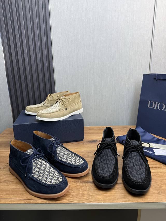 工厂p价 Dior 迪奥 男士官网Na爆款热卖进口 牛皮+牛皮内里.原版橡胶耐磨大底。高品质出货码数38-44， 45订做