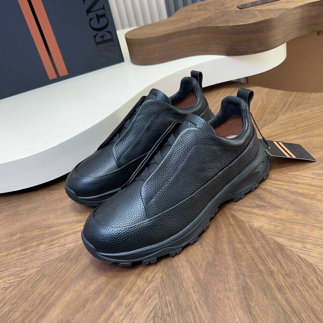 全新系列Zegna杰尼亚男鞋绒面革 Triple Stitchmonte奢华休闲鞋 最新走秀款官网同步 product Informationmonte MóN