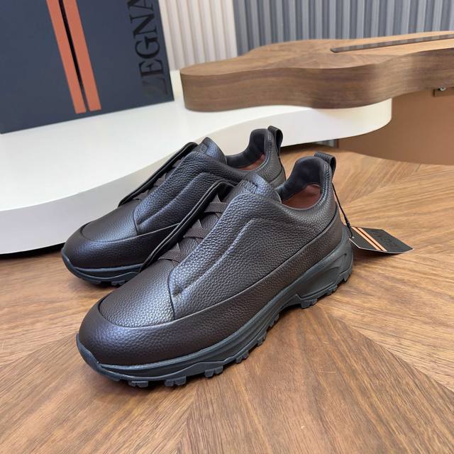 全新系列Zegna杰尼亚男鞋绒面革 Triple Stitchmonte奢华休闲鞋 最新走秀款官网同步 product Informationmonte MóN