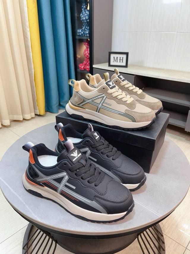 出厂价p 阿玛尼 鞋面采用原厂特供品牌标加柔软进口原材料＋牛皮内里 踮脚，品牌专用鞋底：原厂特供滴胶防滑耐磨大底，码数:38-44