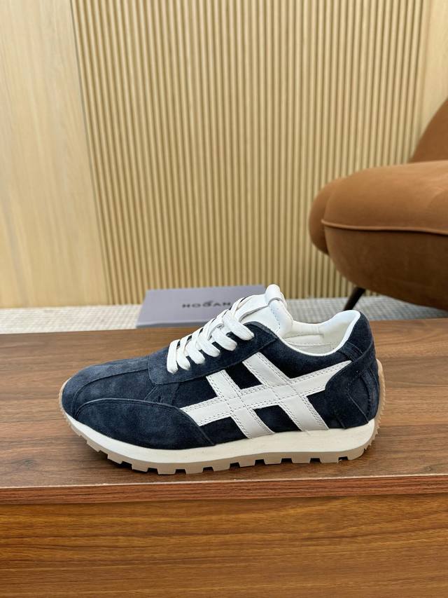 实价 霍根2025新款火爆转图必爆， Hogan 霍根 25 86Er系列 运动 休闲 阿甘鞋 早春新品86Er系列H671运动休闲鞋复古时尚厚底鞋，以经典而不