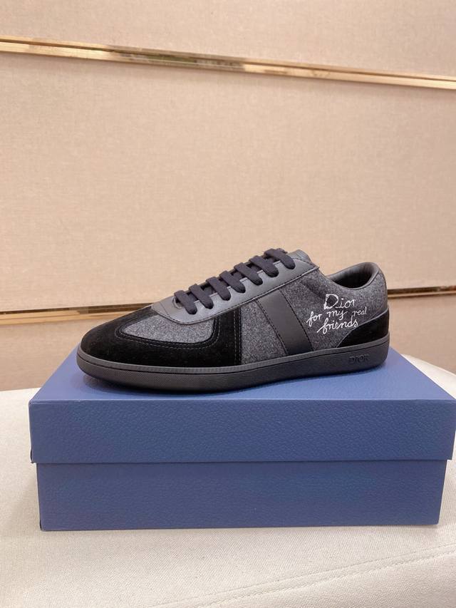 调工厂p价 男装男鞋 运动原单 新款2025平底德军训练鞋复古牛皮男士板鞋，羊皮内里，搭配电绣Logo图案，休闲鞋德训鞋小白鞋透气，码数:38-44