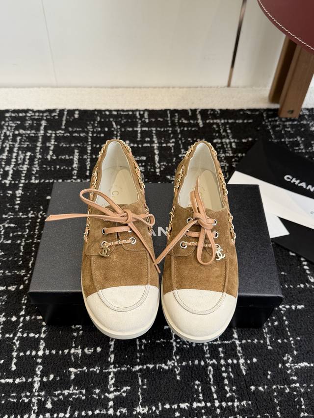 代购级 出厂价p Chanel香奈儿 25K 秋冬 休闲 乐福鞋 原版购入开发 做货 小香 C家 专柜又一超级大爆款，网红博主小姐姐们的挚爱，社交平台的各种夸赞