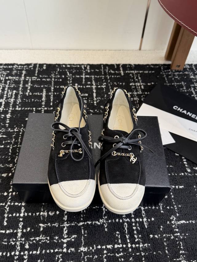代购级 出厂价p Chanel香奈儿 25K 秋冬 休闲 乐福鞋 原版购入开发 做货 小香 C家 专柜又一超级大爆款，网红博主小姐姐们的挚爱，社交平台的各种夸赞