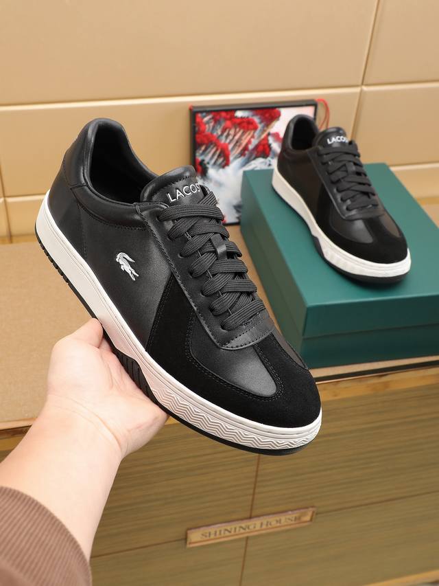 2025新款Lacoste鳄鱼休闲男鞋.38码-46码，价格