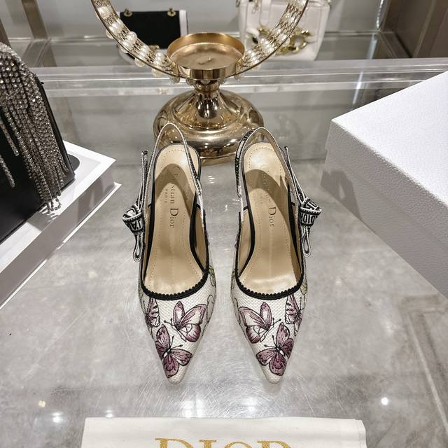 出厂 Dior 迪奥 2026春夏走秀新款Bling...Bling...水晶鞋 Capture系列高跟女鞋 明星同款凉鞋 市面顶级高端版本 独家发售 材质:原