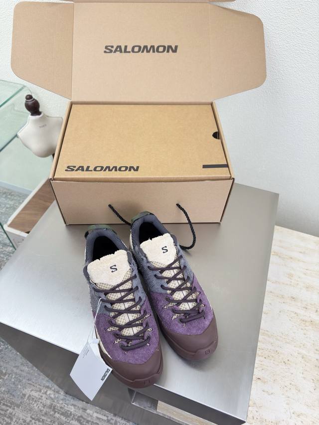 男女款 登山系列 火爆 Mm6 Maison Margiela 男款10 高丝光牛反绒皮水染牛皮 大热时尚风格 紫色 Mm6 Maison Margiela的实