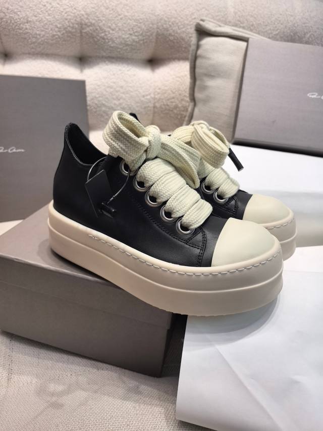 上新 自主品牌 Ro风经典大匡威系带厚底增高低帮鞋 购入全套的正品开楦，扣件，鞋底，鞋带定制，超级重磅的系列。今年继续升级，更加专柜，品质更好。超多网红穿的经典