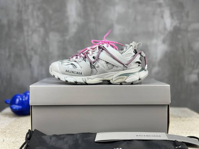 現貨 巴黎世家3.0 三代户外概念鞋 Balenciaga Sneaker Tess 3.0 独家纯原版本 细节精准对位官方 私模组合大底 原装大盒 从里到外