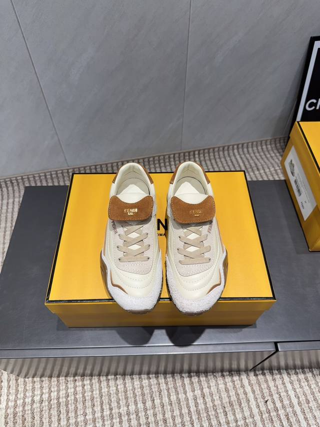 出厂:女 男 独家顶级版本 F*Endi芬*迪2025Vs秋季最新情侣爆款休闲系列 情侣拼色休闲鞋 Fd Match 原版购入 一比一复刻 设计师Kim Jon