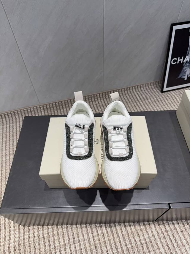 出厂：女 男 独家顶级版本 Brunellocucinelli 2025 Vs 新款运动休闲系列 Brunellocucinelli休闲运动鞋 原版定制 穿着它