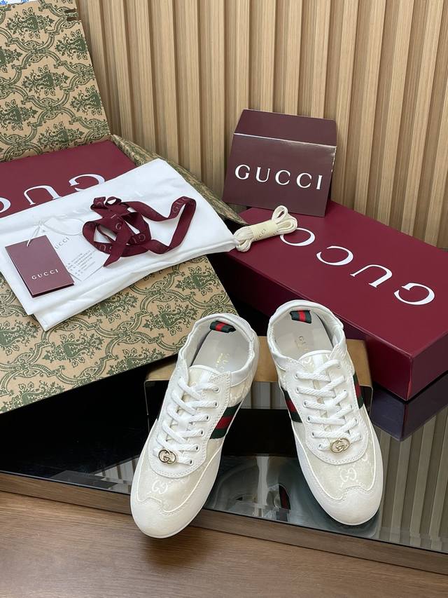女款 2670秋冬Gucci 古奇Shift系列松紧弹性后跟轻便女鞋绿红绿织带德训鞋芭蕾舞运动鞋时尚休闲鞋复古百搭旅游鞋顶级代购级别 Gucci Shift系列