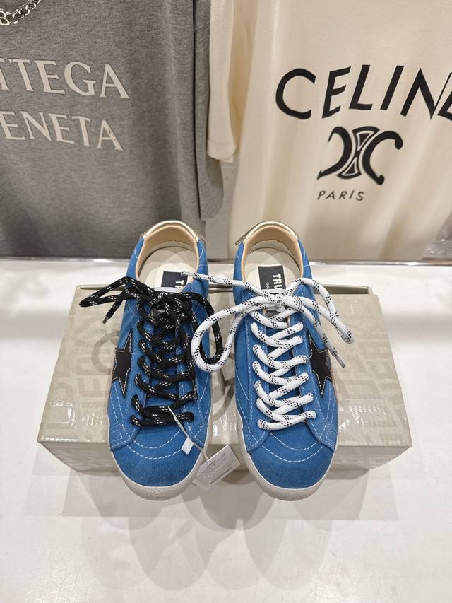 顶级版本 莞货 男码+10 Ggdb~~新款做旧脏脏鞋德训鞋休闲鞋情侣款Golden Goose Deluxe Brand 原版开发，细节到位～ # 全网最好版