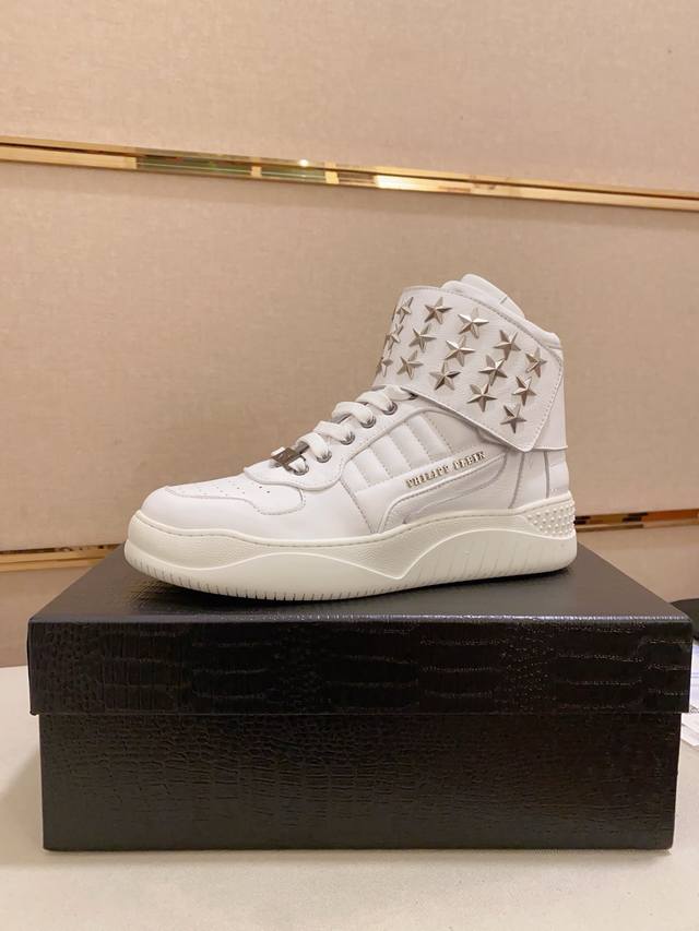 工厂p价 官网原版大底 philipp piein 菲利普普萊茵 专柜同步男款 引领潮流时尚趋势 以奢华狂野设计出货 鞋面采用原版材料牛皮皮质柔软 上 脚绝对舒