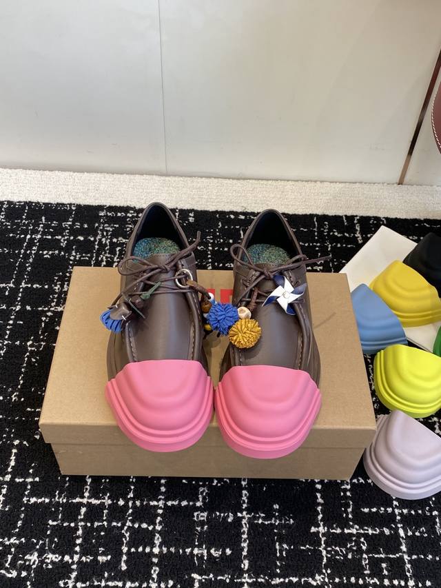 代购级 鞋头7色任意搭配 另外加鞋头80一对 Camper Karst 圆头乐福鞋 小众好看 Camper Karst 1975年成立的西班牙品牌 淡然无极，众