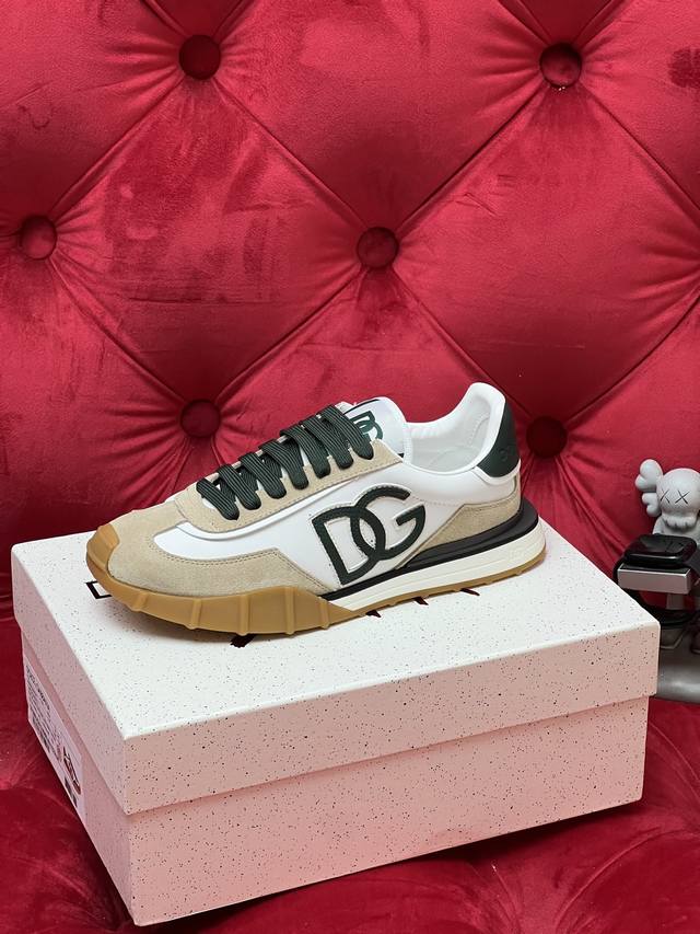 独家实拍 顶级版本 26Ss Dolce&Gabbana杜嘉班纳 D&G最新款 休闲 运动鞋 原版购入开发 做货 Dg最新爆 鞋舌带有品牌标志性细节 时尚百搭