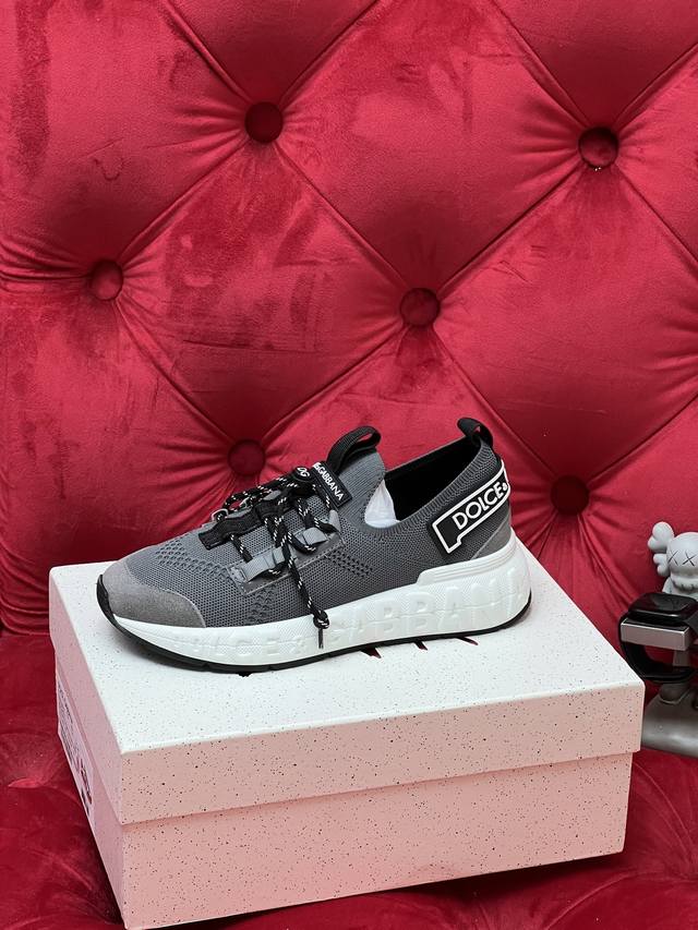 独家实拍 顶级版本 26Ss Dolce&Gabbana杜嘉班纳 D&G最新款 休闲 运动鞋 原版购入开发 做货 Dg最新爆 鞋舌带有品牌标志性细节 时尚百搭
