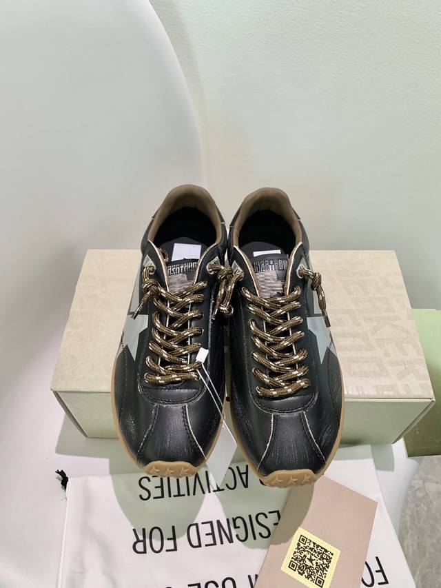 Ggdb Golden Goos* 25Ss马拉松系列暴走鞋 Marathon Speed-70年代美式田径风以简约线条勾勒速度美学，轻薄鞋款突破传统束缚。尼龙