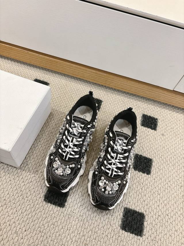 毛里+20 #顶级版本 Dior 迪奥 25 Chrono系列 New Arrival 最新 珍珠配饰 老爹鞋 运动鞋 休闲鞋 迪丽热巴同款 原版开发 迪奥 2