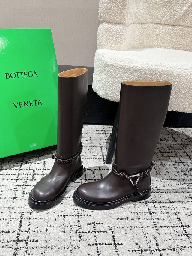 顶级版本 Bottega Veneta葆蝶家 Bv 25 秋冬 新品 James 系列 长靴 原版一比一做法 一致五金 1：1 绳结 原版购入拆解 对标对版 五