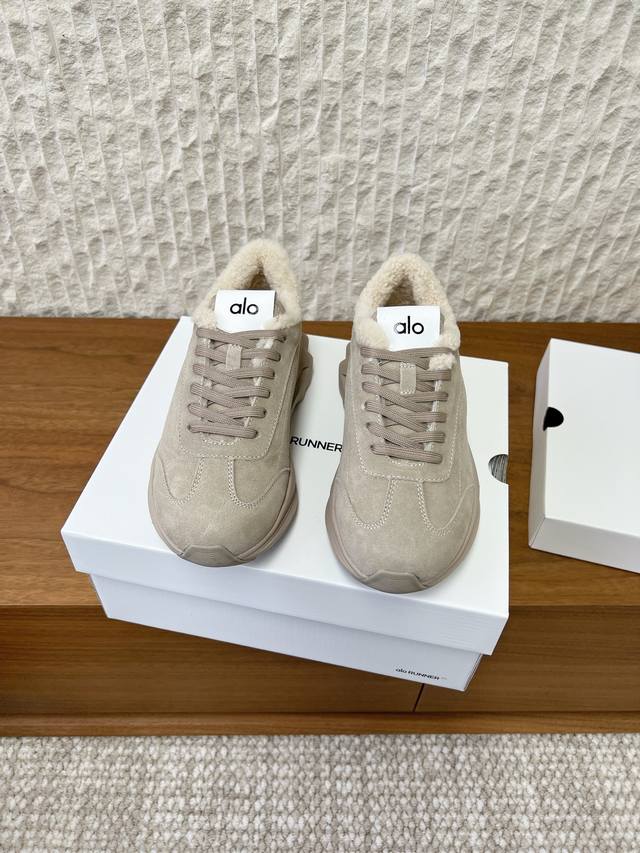 毛里 G119 Alo 小众潮牌 25Ss秋冬新款 厚底情侣款 休闲鞋 运动鞋 跑步鞋 今年超火的品牌 好多明星网红种草 上脚超级百搭！而且超级舒适！ 是厚底款