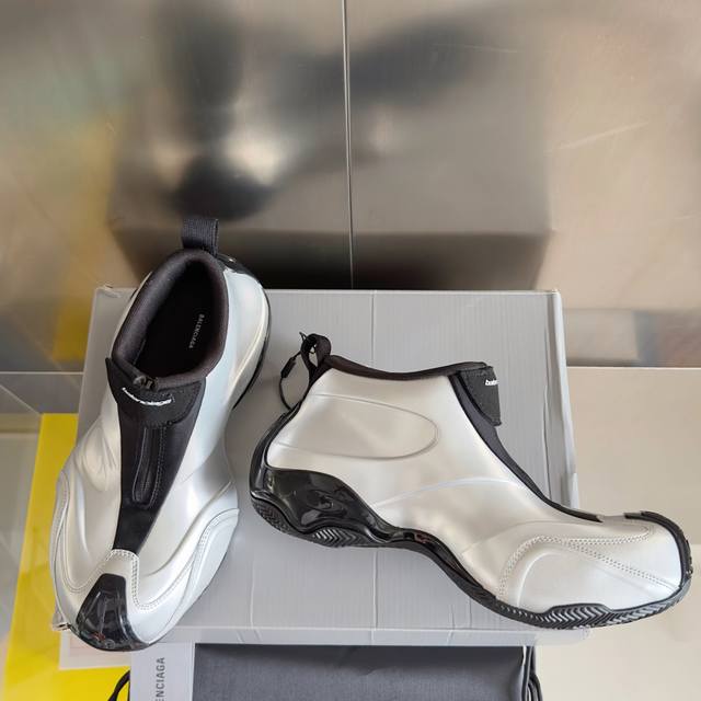 顶级版本：男款 Balenciaga巴黎世家 Basketball系列 厚底 休闲 运动鞋 篮球鞋 Basketball运动鞋，采用再生材料打造，以夸张大胆的运