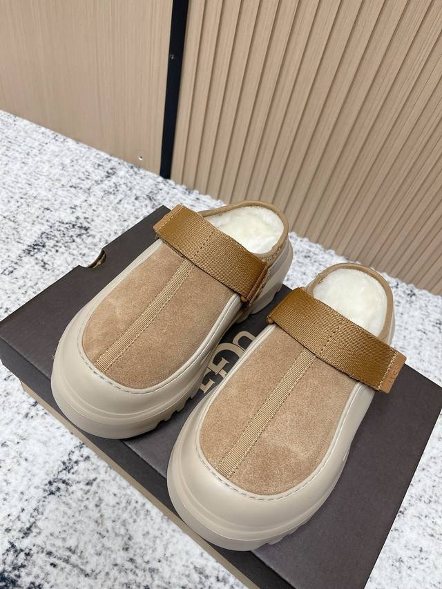顶级版本：女 男 Ugg 25Wf 新品魔术贴 厚底 休闲 运动鞋 当加州的自由基因撞上实用设计 Ugg休闲运动鞋重新定义日常舒适感 把标志性羊毛暖意藏进运动鞋