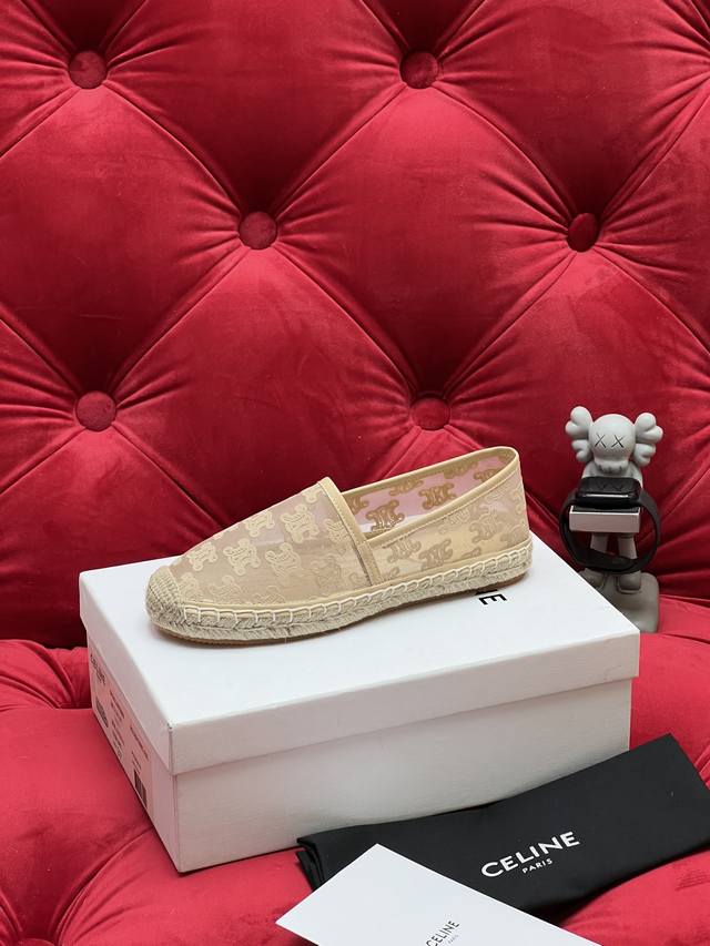 独家实拍 顶级版本 Celin*赛琳 顶级代购货 最高版本 渔夫鞋 专柜25Ss早春 新款 Celin*羊京字母渔夫鞋系列 爆款单鞋 上脚很美 购入正品原版Bu