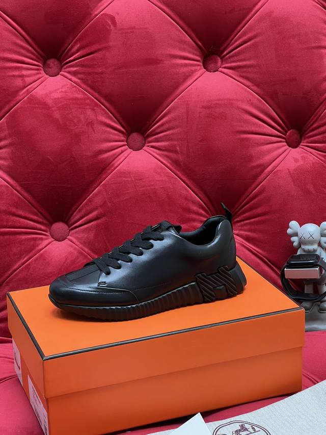 男款10 独家实拍 顶级版本 情侣款 Hermes 爱马仕 25Ss Fe New Arrival~ 秋冬新款 Bouncing 情侣运动 休闲鞋 爱马仕最舒服