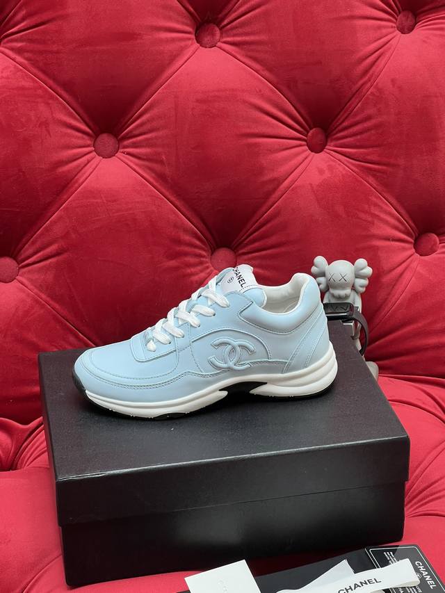 独家实拍 顶级版本 Chane*香奈儿25Ss最新款 全皮 熊猫配色 小白鞋 滑板鞋 原版购入开发 做货 小香 C家 专柜又一超级大爆款 网红博主小姐姐们的挚爱