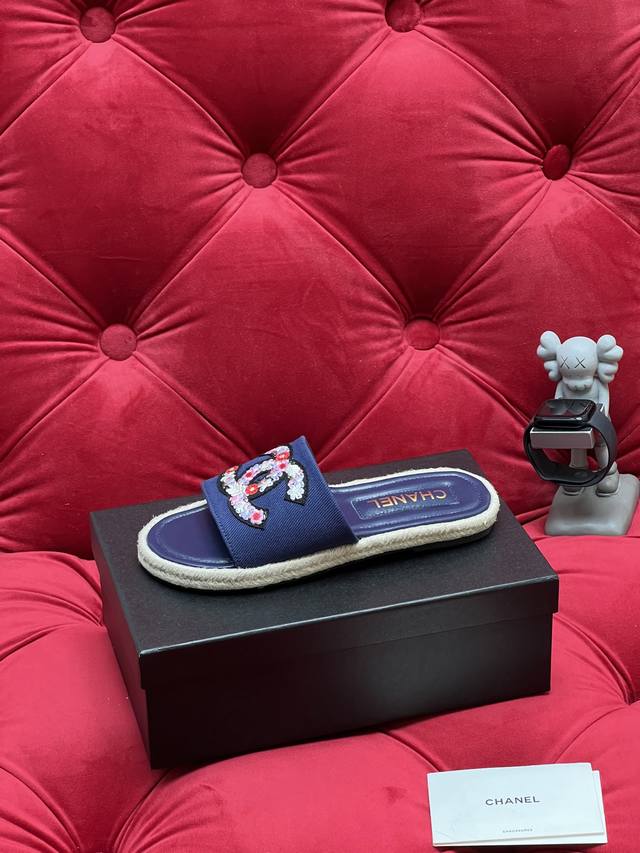 独家实拍 顶级版 2025Ss小香渔夫拖鞋 万年不失宠 百搭舒适款 多年坚持原版开发 要求精益求精 100%纯手工编织 精品包装 面料：定制原版 内里：定制原版