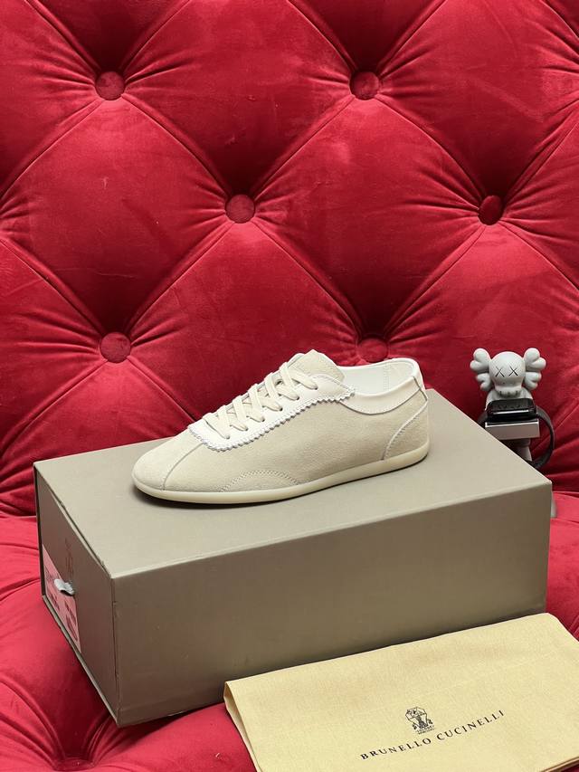 独家实拍 顶级版本 25Ssbrunello Cucinelli秋冬最新情侣款 德训鞋 薄底鞋 超多明星网红种草 老钱风首选Bc品牌 此品牌是来自意大利的世界顶
