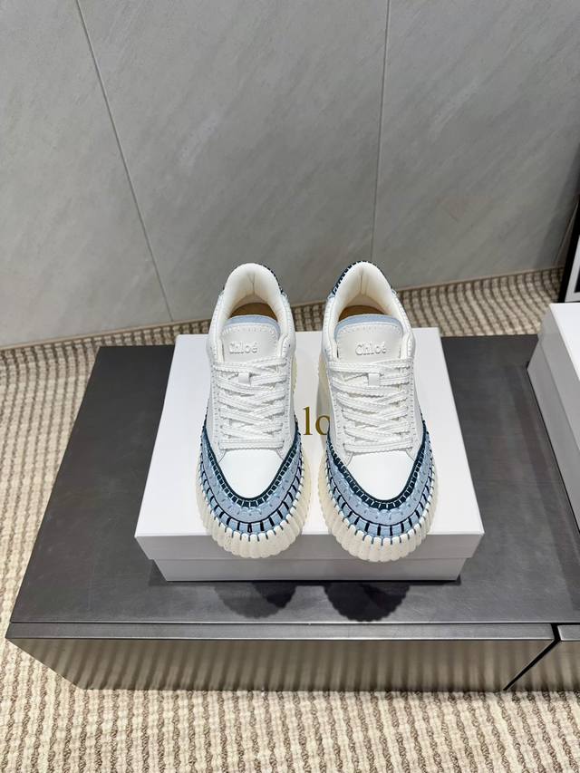 出厂: 独家顶级版本 Chioe克洛伊2025Vs秋季最新休闲爆款系列 松糕厚底休闲鞋 原版鞋底，全手工穿线，所有的位置刚刚好 ，网红爆款，顶级休闲度假系列 大