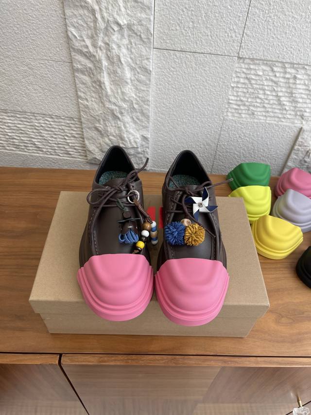 顶级版本: 鞋头7色任意搭配 另加鞋头30一对 Camper 看步 2025 秋冬新款 Junction可替换鞋头 厚底 一脚蹬 乐福鞋 西班牙品牌Camper