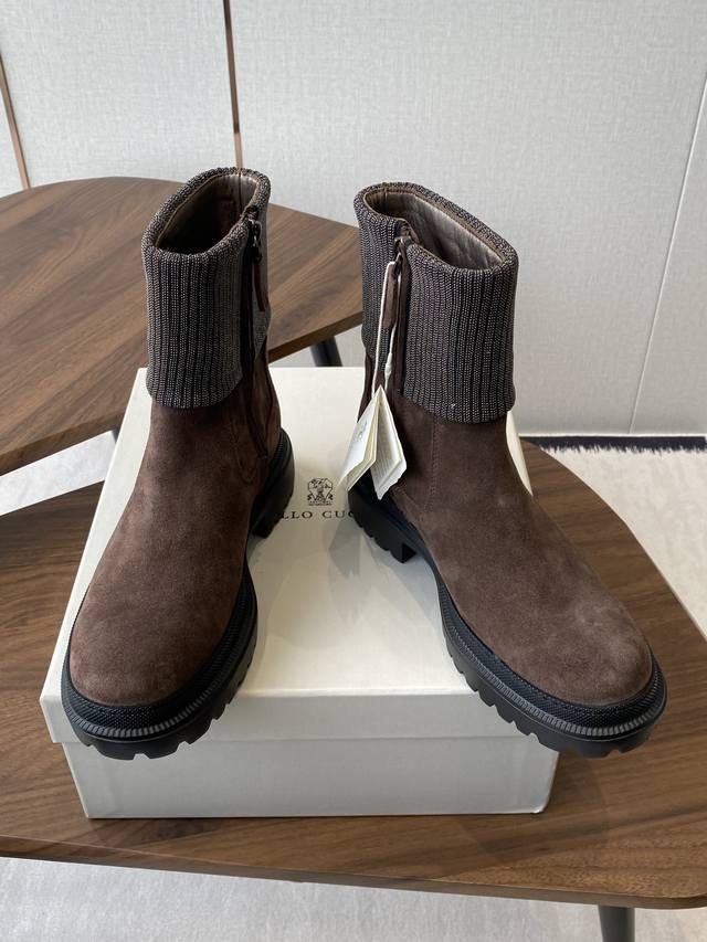 出厂： 独家顶级版本 Brunello Cucineli Ss25New Arrival～ 布鲁内诺库奇内利 秋冬新款爆款靴子系列 上脚帅气舒适 秋冬一定要有一