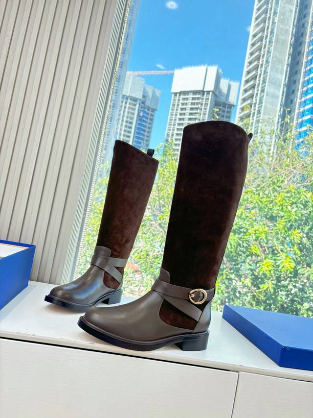 G588所见即所得Sw秋冬靴系列！Stuart Weitzman 骑士靴平底切尔西短靴渠道好货势不可挡，搭配我们的Rise轮胎鞋底 广受欢迎的Lift轮胎鞋底个