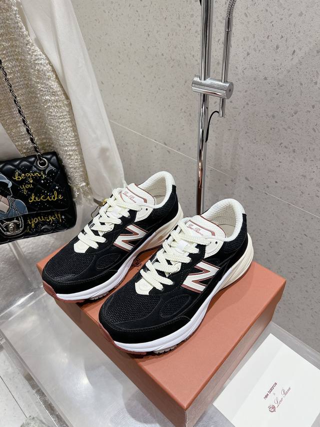 顶级版本：情侣款 Loro piana X 联名款 X Nb 990V6系列情侣款 复古 休闲 运动鞋 原版购入开发 做货 拥有百年历史，意大利顶级奢侈品牌 ，