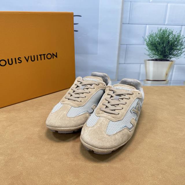 Slv路易威登春夏走秀款 代购品质 Trall休闲运动鞋，原版开发，市面上最高级版1：1复刻，绒面小牛皮与轻质网眼布，Eva+Lpu组合大底，外底Monogra