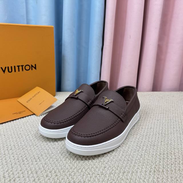 新款 代购品质Lv～路易威登西装商务鞋系列！By Virgin Abloh最好看的运动鞋，驴牌力推新品，官网限定款复古篮球运动鞋！高帮低帮均花血本购入原版1:1