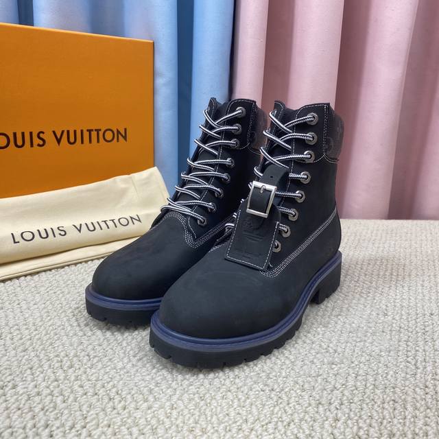 新款 代购品质Lv～路易威登靴子系列！By Virgin Abloh最好看的运动鞋，力推新品，官网限定款复古篮球运动鞋！高帮低帮均花血本购入原版1:1精准复刻、