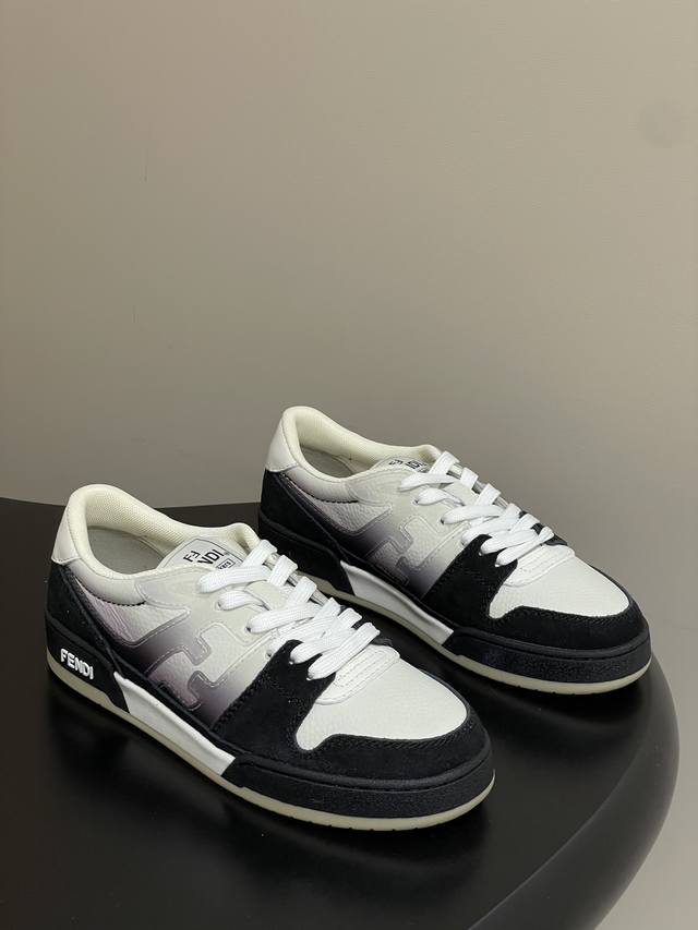 男10 Fendi芬迪 Match系列 25新配色 厚底休闲运动鞋情侣款增高滑板鞋 原版购入开发 做货 设计师Kim Jones打造的首款运动鞋Fendi Ma